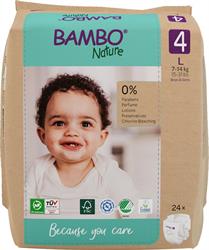 PANNOLINI BAMBO NATURE NEW BORN 4 7/14kg 24pz